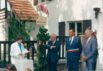 Street dedication of Rue Martine Kempf